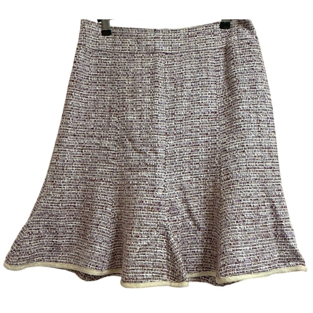 Nanette Lepore Pink Knit Knee Length Lined Mini Skirt - Size 4